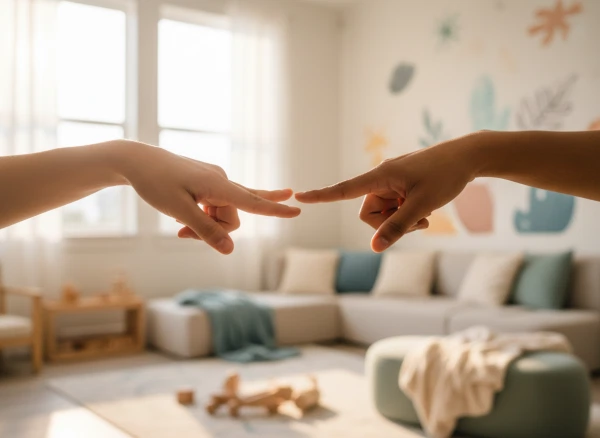 Connection through touch